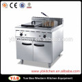 Vertical Stainless Steel Potato Fryer Machine With Cabinet